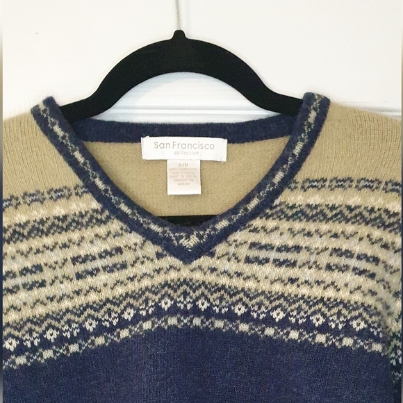 SAN FRANCISCO collection Vintage 100% Lambswool Chunky Sweater Womens‎ Size S/P - Picture 3 of 11